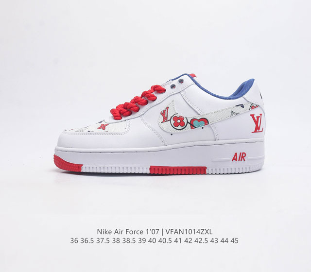 耐克 Nike Air Force 1 07 空军一号 Af1 Af1 男女子运动鞋复古篮球鞋 巧妙结合复古美学和新潮魅力 旨在致敬 40 年来风靡世界的元年款