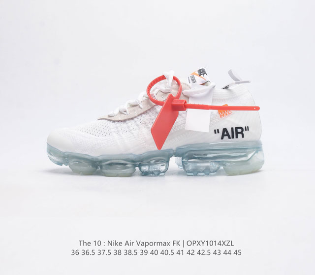 公司级 耐克 Nike Air Vapormax Fk 全掌缓震气垫跑鞋时尚运动鞋 采用弹力十足的 Flyknit 材料 轻盈透气 易于穿搭 搭配柔软鞋口 勾勒