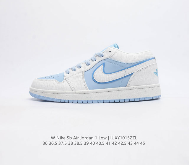 耐克 乔丹air Jordan 1 Low Aj1 乔1 乔丹1代aj1 低帮复古文化休闲运动篮球鞋 从1985 年面世的元年款汲取设计灵感 采用简洁大方的经典