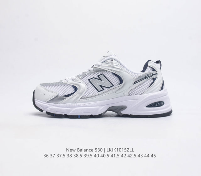 新百伦 Nb530 New Balance 530 复跑古鞋nb530这鞋双确实是nb家经复典古款式之一 以全科新技诠释 成打功造530鞋款 鞋面保在持530基