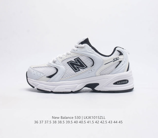 新百伦 Nb530 New Balance 530 复跑古鞋nb530这鞋双确实是nb家经复典古款式之一 以全科新技诠释 成打功造530鞋款 鞋面保在持530基