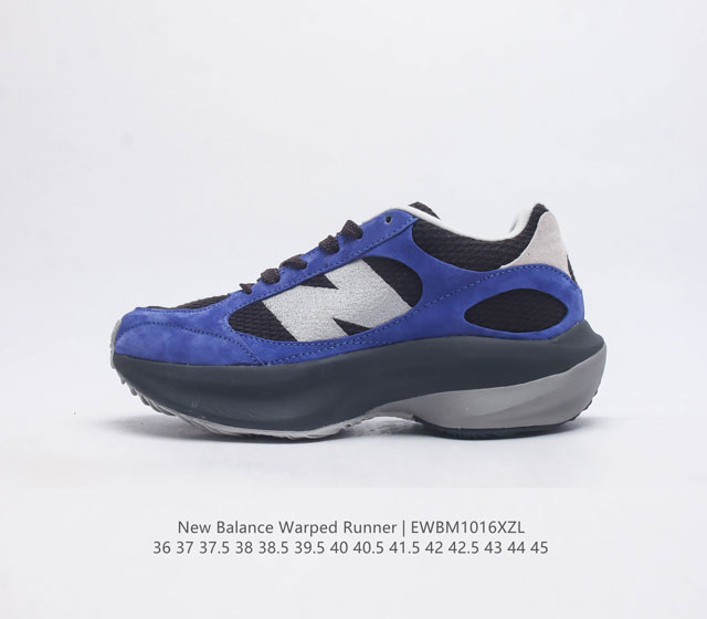 椰香扑鼻new Balance Warped Runner新款老爹鞋复古运动跑步鞋 Beam大底提供足步弓支撑 解构皮革 用猪巴革拼接透气网眼 后跟搭载外露缓震