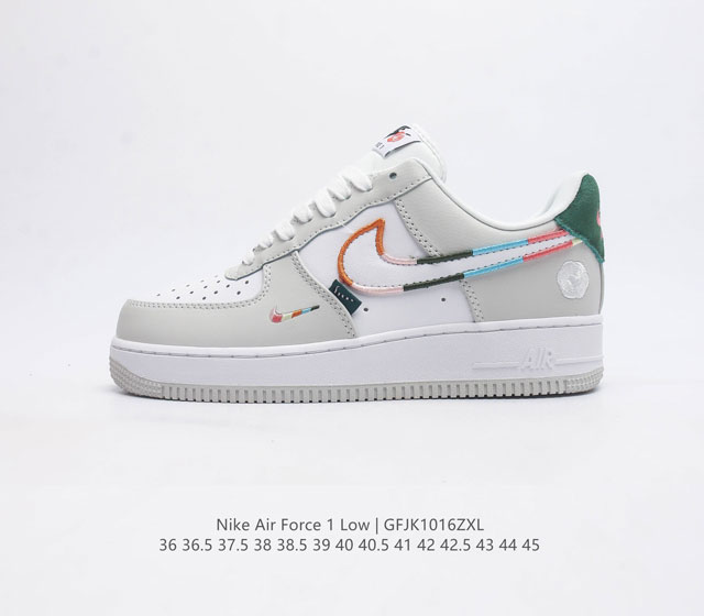 耐克nike Air Force 1 Low 空军一号 Af1 低帮百搭休闲运动板鞋 柔软 弹性十足的缓震性能和出色的中底设计 横跨复古与现代的外型结合 造就出 - 点击图像关闭