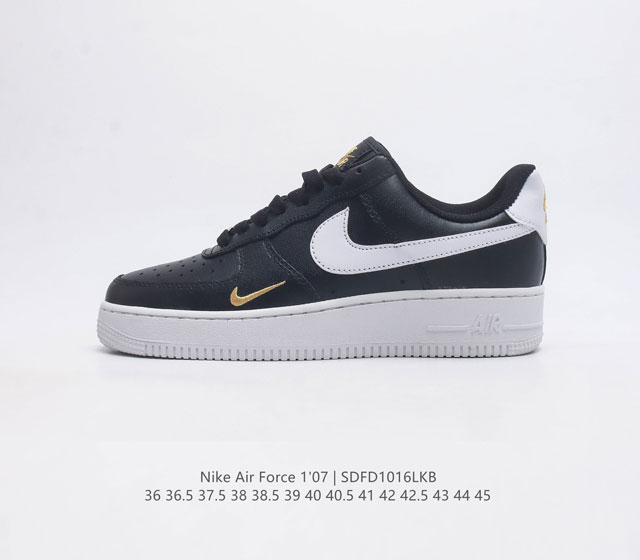 耐克 Nike Air Force 1 07 空军一号 Af1 Af1 男女子运动鞋复古篮球鞋 巧妙结合复古美学和新潮魅力 旨在致敬 40 年来风靡世界的元年款