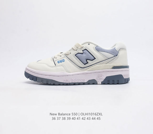 New Balance 550 新百伦 复古百搭篮球鞋时尚男女运动板鞋 首次亮相于 1989 年的 550 鞋款 延续 New Balance 标志性品牌元素