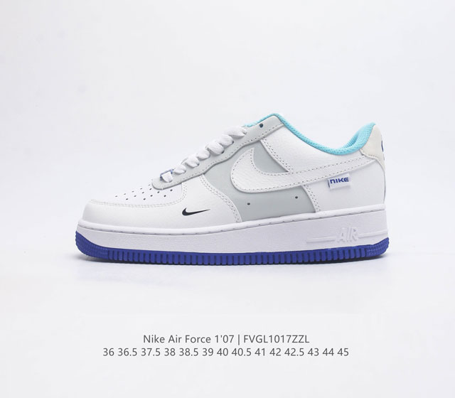 耐克 Nike Air Force 1 07 空军一号 Af1 男女子运动鞋复古篮球鞋 巧妙结合复古美学和新潮魅力 旨在致敬 40 年来风靡世界的元年款篮球鞋