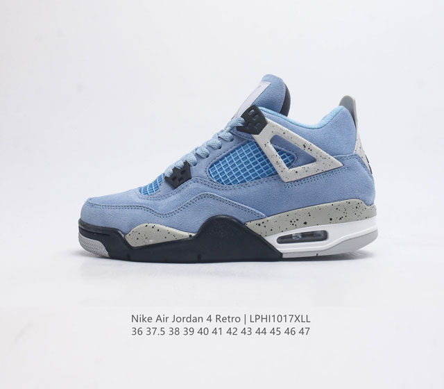 耐克 Nike Air Jordan 4 Retro Og迈克尔 乔丹aj4代 Aj4 乔4 乔丹4代 中帮复古休闲运动文化篮球鞋 秉承轻量化的速度型篮球鞋设计