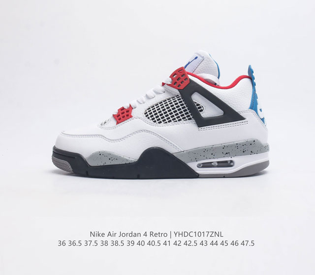 降价原价 公司级 头层皮 耐克 Nike Air Jordan 4 Retro Og迈克尔 乔丹aj4代 Aj4 乔4 乔丹4代 中帮复古休闲运动文化篮球鞋 秉