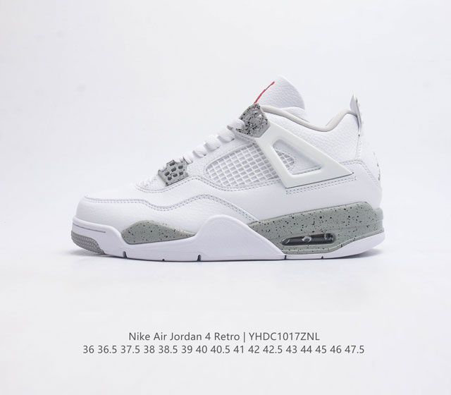 降价原价 公司级 头层皮 耐克 Nike Air Jordan 4 Retro Og迈克尔 乔丹aj4代 Aj4 乔4 乔丹4代 中帮复古休闲运动文化篮球鞋 秉