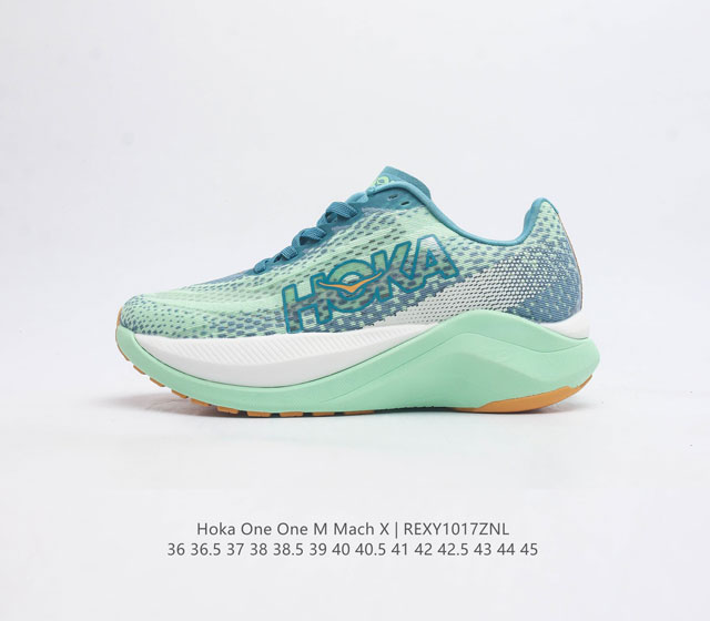 公司级 Hoka One One 2023全新竞速跑鞋 男女款马赫x竞赛公路跑步鞋mach X回弹缓震 回弹缓震 简约大方 Hoka One One于盛夏时节推