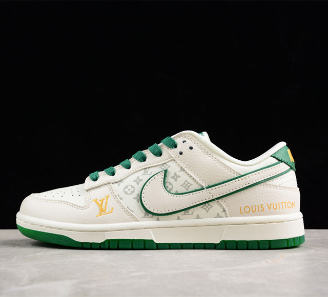 Nk Sb Dunk Low Lv联名-米白绿暗夜骑士 高端定制 低帮休闲板鞋 Fc1688-127 尺码 36 3 3 38 3 39 40 40 5 41