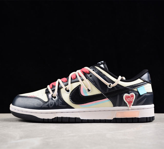 Nk Dunk Low 熊猫恶作剧-迷幻爱 Sb绑带低帮休闲板鞋 Cw1 - 尺码 3 36 3 3 38 3 39 40 40 5 41 42 4 43 44