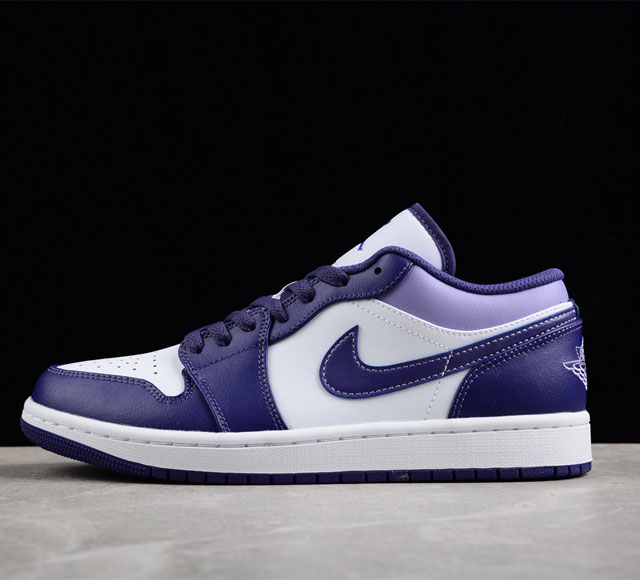 Cj版纯原 Air Jordan 1 Low Aj1 乔1白紫色 低帮文化休闲板鞋 55 8- 尺码 40 40 5 41 42 4 43 44 4 45 46