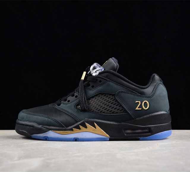 Air Jordan 5 Low Wings Aj5 乔5黑金布 低帮篮球鞋 Dj10 1 尺码 36 3 3 38 3 39 40 40 5 41 42