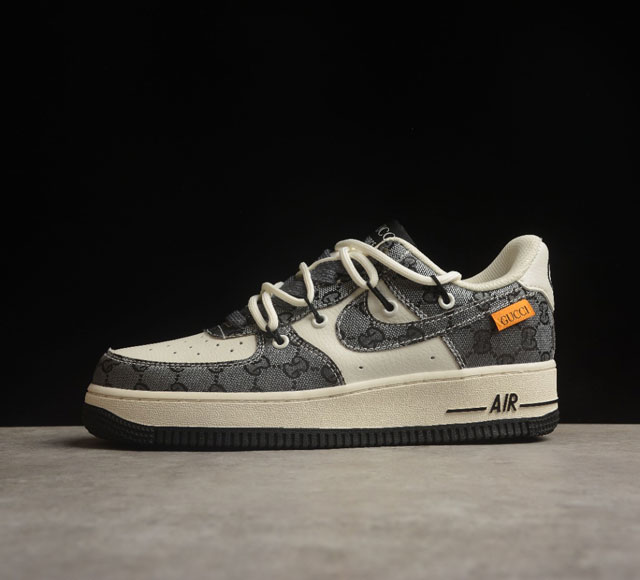 Gucci X Nk Air Force 7 Low 联名款 空军一号低帮休闲板鞋 Bd 0- 打造纯正空军版型#专注外贸渠道 全掌内置蜂窝气垫 #原盒配件 原