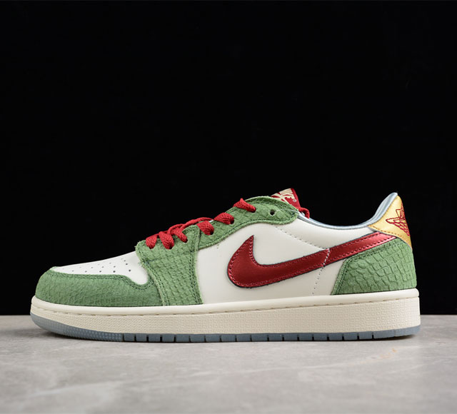 Air Jordan 1 Low Cny Year Of The Drago Aj1 乔1龙年限定 青龙 低帮文化休闲板鞋 Fn3727- 尺码 36 3