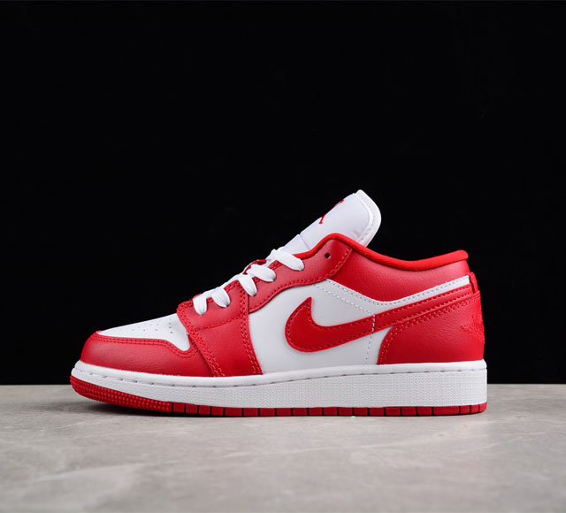 Cj版纯原 Air Jordan 1 Low Se Aj1 乔1白红色 低帮文化休闲板鞋 553 -611 尺码 3 36 3 3 38 3 39 40 #市售