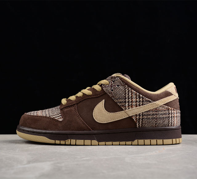 纯原 Nk Sb Dunk Low 咖色格子布 Sb扣碎篮板时尚休闲板鞋 304292-223 尺码 40 40 5 41 42 4 43 44 4 45 46