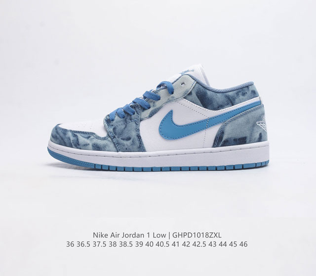 耐克 乔丹air Jordan 1 Low Aj1 乔1 乔丹1代aj1 低帮复古文化休闲运动篮球鞋 从1985 年面世的元年款汲取设计灵感 采用简洁大方的经典