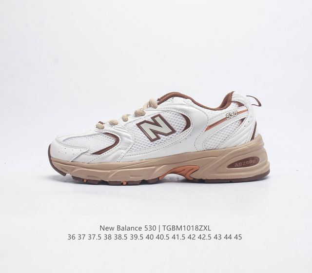 新百伦 Nb530 New Balance 530 复跑古鞋nb530这鞋双确实是nb家经复典古款式之一 以全科新技诠释 成打功造530鞋款 鞋面保在持530基 - 点击图像关闭