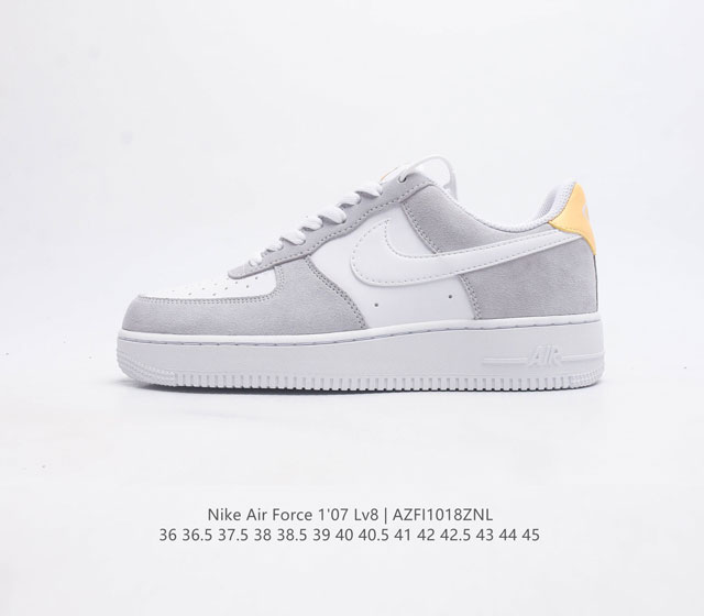 耐克nike Air Force 1 Low 空军一号 Af1 低帮百搭休闲运动板鞋 柔软 弹性十足的缓震性能和出色的中底设计 横跨复古与现代的外型结合 造就出