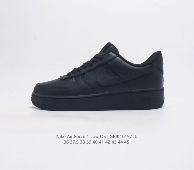 耐克nike Air Force 1 Low 空军一号 Af1 低帮百搭休闲运动板鞋 柔软 弹性十足的缓震性能和出色的中底设计 横跨复古与现代的外型结合 造就出