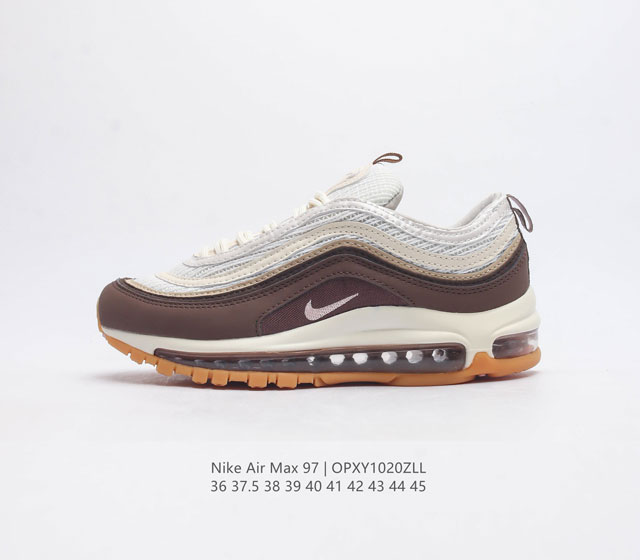 耐克nike休闲鞋 经典 气垫 Air Max 97 子弹气垫低帮运动鞋 Air Max 97 运动跑鞋以流线型鞋身和卓越科技为热爱运动的你造就全方位防护 强