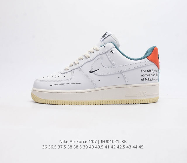 耐克nike Air Force 1 Low 空军一号 Af1 低帮百搭休闲运动板鞋 柔软 弹性十足的缓震性能和出色的中底设计 横跨复古与现代的外型结合 造就出