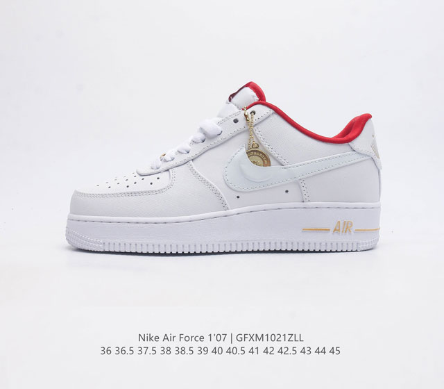 耐克nike Air Force 1 Low 空军一号 Af1 低帮百搭休闲运动板鞋 柔软 弹性十足的缓震性能和出色的中底设计 横跨复古与现代的外型结合 造就出