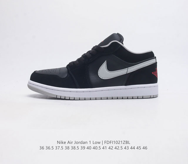 耐克 乔丹air Jordan 1 Low Aj1 乔1 乔丹1代aj1 低帮复古文化休闲运动篮球鞋 从1985 年面世的元年款汲取设计灵感 采用简洁大方的经典