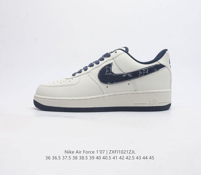 耐克nike Air Force 1 Low 空军一号 Af1 低帮百搭休闲运动板鞋 柔软 弹性十足的缓震性能和出色的中底设计 横跨复古与现代的外型结合 造就出