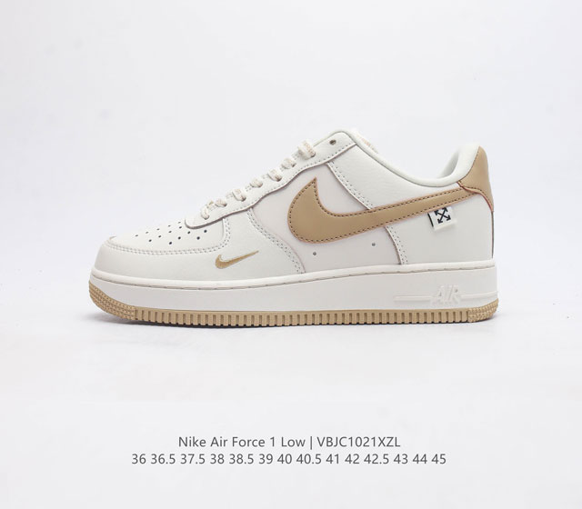 耐克nike Air Force 1 Low 空军一号 Af1 低帮百搭休闲运动板鞋 柔软 弹性十足的缓震性能和出色的中底设计 横跨复古与现代的外型结合 造就出