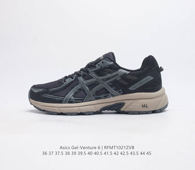 Asics 亚瑟士 Gel-Venture 6 系列城市休闲运动跑步鞋时尚复古男女鞋 老爹鞋 Gel- Venture6跑鞋是越野跑者的多功能选择 专为喜欢户外