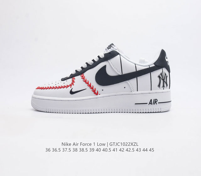 耐克nike Air Force 1 Low 空军一号 Af1 低帮百搭休闲运动板鞋 柔软 弹性十足的缓震性能和出色的中底设计 横跨复古与现代的外型结合 造就出