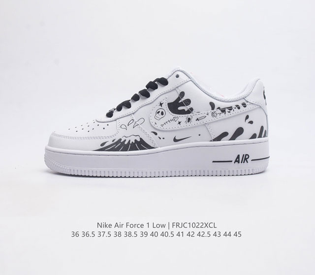 耐克nike Air Force 1 Low 空军一号 Af1 低帮百搭休闲运动板鞋 柔软 弹性十足的缓震性能和出色的中底设计 横跨复古与现代的外型结合 造就出