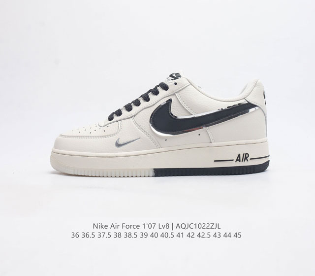 耐克 Nike Air Force 1 Lv8 系列 空军一号 Af1 运动板鞋 设计灵感源自摔跤运动 助你发挥天赋 震撼全场 华丽设计搭配优质皮革面 契合不同