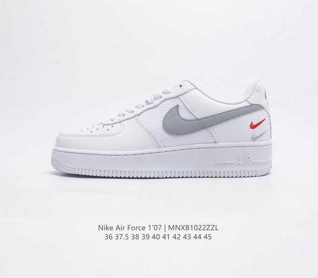 耐克 Nike Air Force 1 07 空军一号 Af1 男女子运动鞋复古篮球鞋 巧妙结合复古美学和新潮魅力 旨在致敬 40 年来风靡世界的元年款篮球鞋