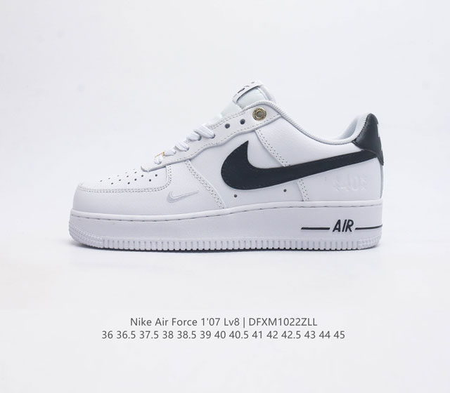 耐克 Nike Air Force 1 Lv8 系列 空军一号 Af1 运动板鞋 设计灵感源自摔跤运动 助你发挥天赋 震撼全场 华丽设计搭配优质皮革面 契合不同