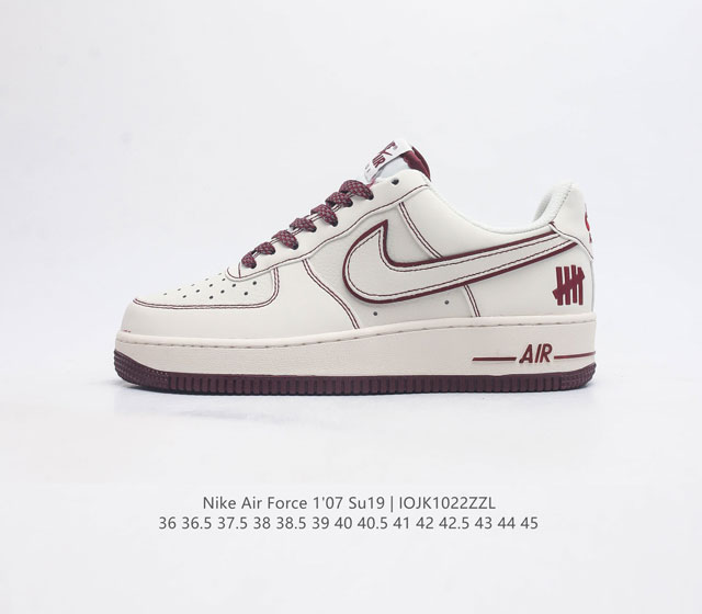 耐克 Nike Air Force 1 07 Su19 空军一号 Af1 Af1 百搭休闲运动板鞋 柔软 弹性十足的缓震性能和出色的中底设计 横跨复古与现代的外