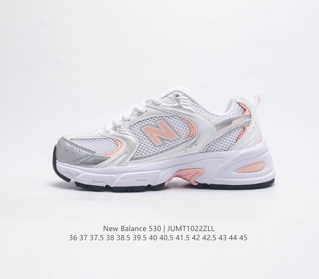 新百伦 Nb530运动鞋 New Balance 530 复古跑鞋厚底增高老爹运动鞋 Nb530这鞋双确实是nb家经复典古款式之一 以全科新技诠释 成打功造53