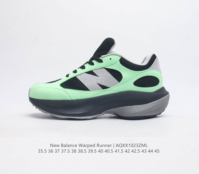 New Balance Warped Runner 耐磨透气 低帮跑步鞋男款 #独家原版原盒 原底原料 开模打造 #原厂织唛鞋标 高精密准度 #原楦原纸板开发