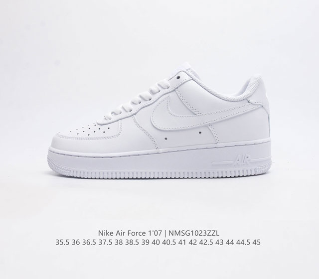 耐克nike Air Force 1 Low 空军一号 Af1 低帮百搭休闲运动板鞋 柔软 弹性十足的缓震性能和出色的中底设计 横跨复古与现代的外型结合 造就出