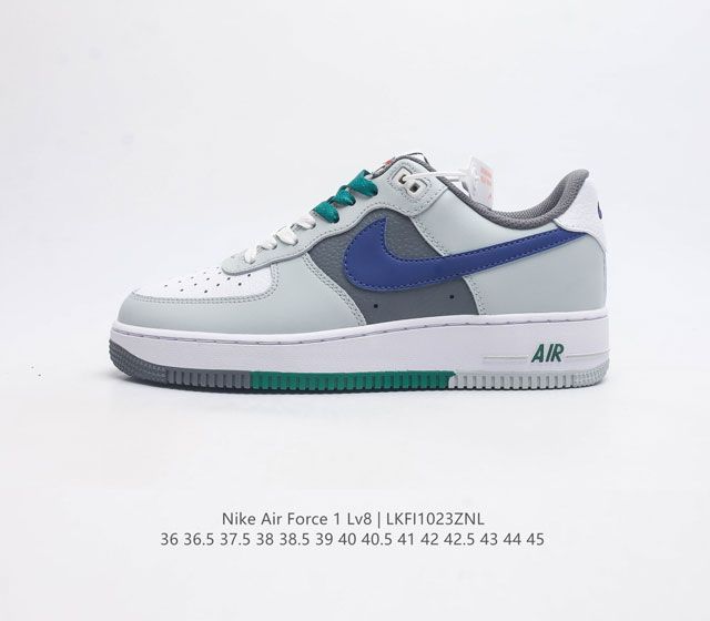 耐克nike Air Force 1 Low 空军一号 Af1 低帮百搭休闲运动板鞋 柔软 弹性十足的缓震性能和出色的中底设计 横跨复古与现代的外型结合 造就出