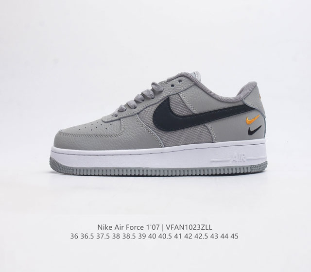 耐克 Nike Air Force 1 07 空军一号 Af1 Af1 男女子运动鞋复古篮球鞋 巧妙结合复古美学和新潮魅力 旨在致敬 40 年来风靡世界的元年