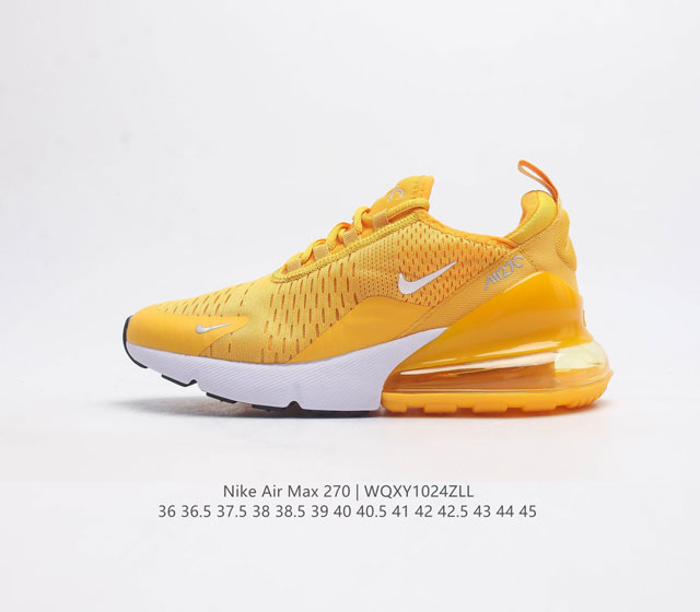 耐克nike Air Max 270 React 缓震气垫休闲运动鞋 具备时尚风格和舒适感受 演绎未来风范 柔软泡棉中底搭载大体积 Max Air 气垫 造就传