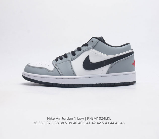 耐克 乔丹air Jordan 1 Low Aj1 乔1 乔丹1代aj1 低帮复古文化休闲运动篮球鞋 从1985 年面世的元年款汲取设计灵感 采用简洁大方的经典