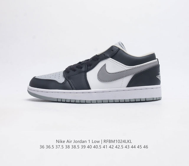 耐克 乔丹air Jordan 1 Low Aj1 乔1 乔丹1代aj1 低帮复古文化休闲运动篮球鞋 从1985 年面世的元年款汲取设计灵感 采用简洁大方的经典