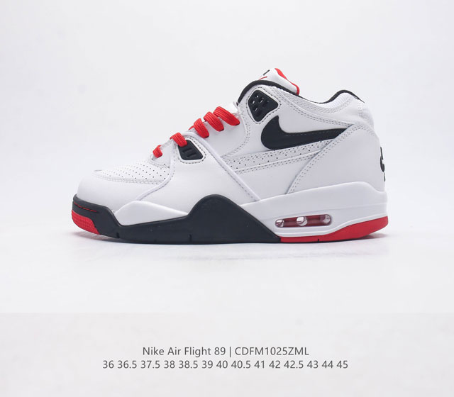 耐克 乔丹 Air Flight 89 复古时尚舒适轻便透气休闲篮球鞋 Aj4 Air Jordan 4的 孪生兄弟 Nike Air Flight 89 向来