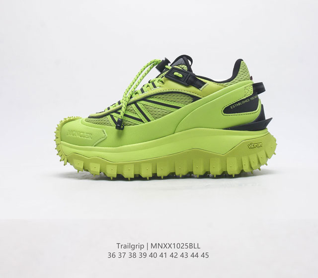 Moncler 盟可睐 蒙口 Trailgrip Gtx 抗撕裂材质山地户外鞋 鞋身采用cordura防撕裂尼龙 Gore-Tex防水材质 中底内置全掌碳板 支