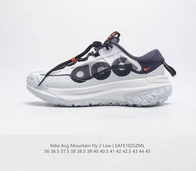 公司级 耐克 Nike Acg Mountain Fly 2 Low耐克户外登山鞋 山脉2代徒步跑鞋 男女运动鞋 采用匠心设计 打造耐穿迅疾风格 让你在沙漠